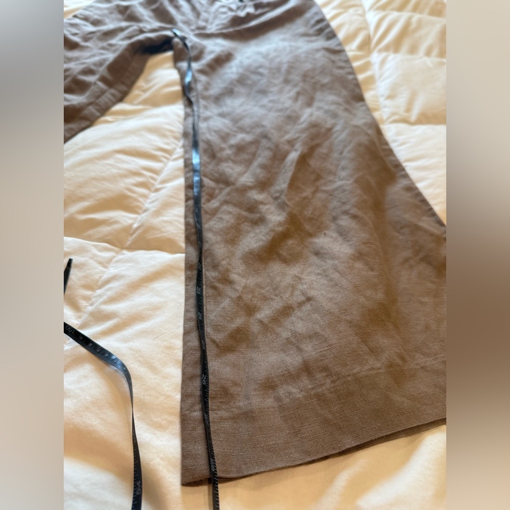 ROLLA'S linen blend Brown Wide-Leg Pants - Picture 7 of 14
